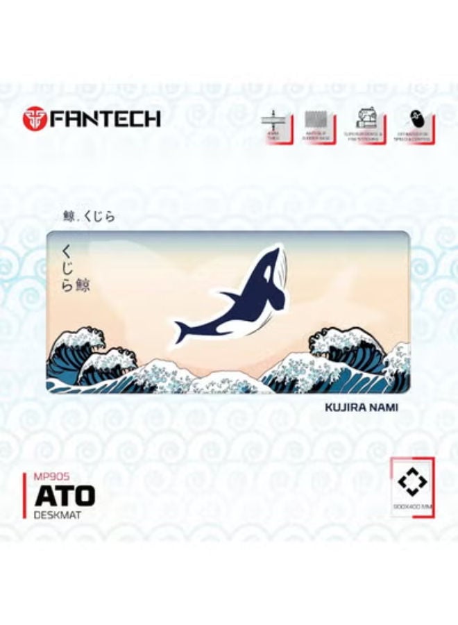 FANTECH ATO MP905 KUJIRA UMI Deskmat Mouse Pad — durable, spill-resistant, anti-slip base, 900x400x4mm for comfort and control - Image 5